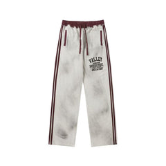 Vale Forever Valley Side Stripe Vintage Wash Sweatpants white