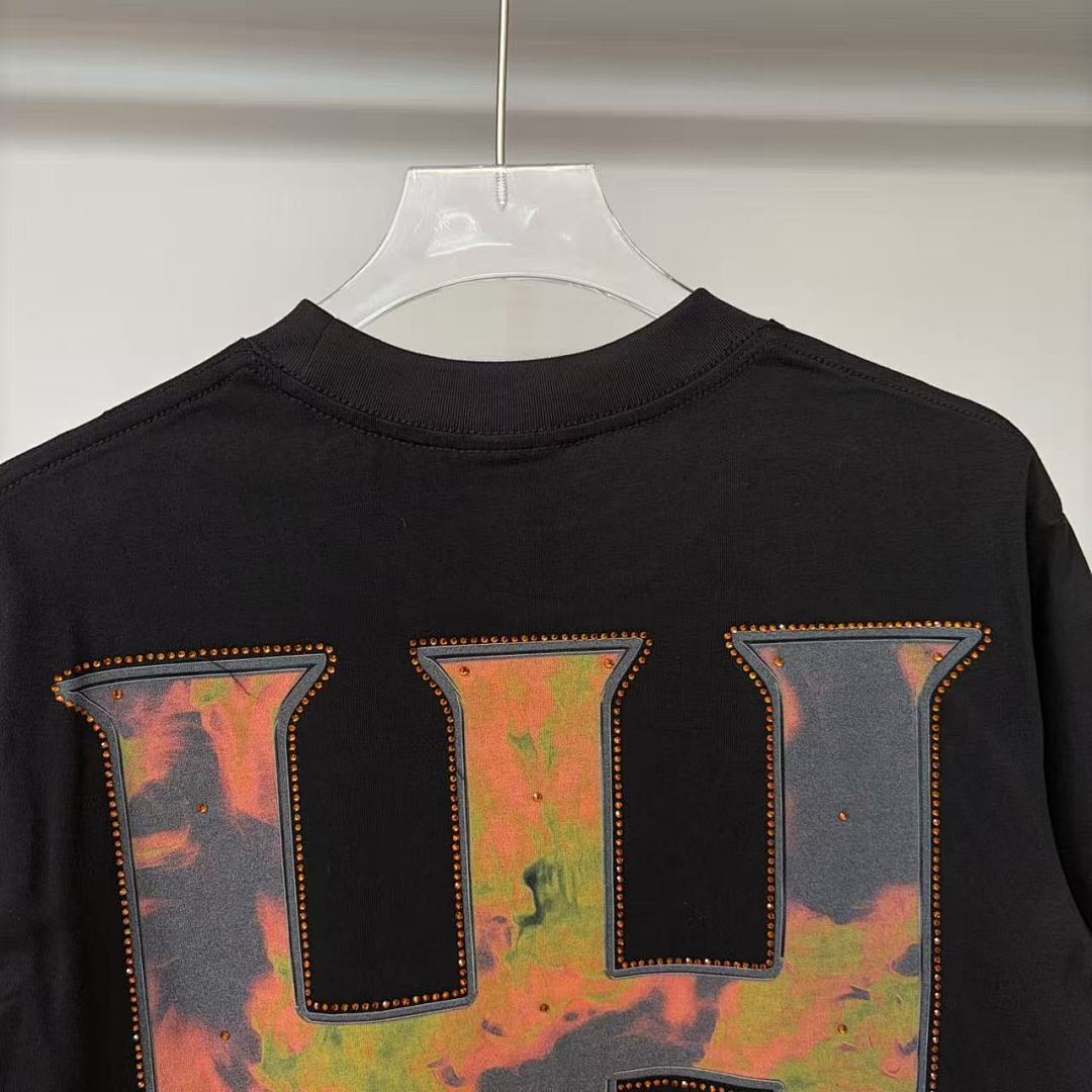 Life Hustlers Orange Skull Rider Tee