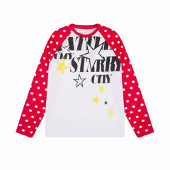 CapCabin “Starry City Contrast Raglan Tee”