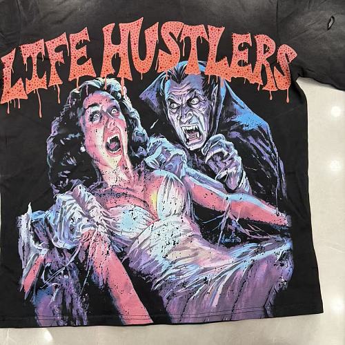 Life Hustlers Skull Rider Graphic Tee