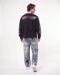 Mixed Emotions Canvas Denim Blue