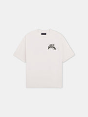 AMIRI HOLLYWOOD LIGHTWEIGHT JERSEY SKATE TEE - Ivory