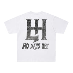 Life Hustlers Blue City Rider Vintage Graphic Streetwear Tee