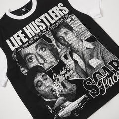 Life Hustlers Vintage Street Portrait Graphic Tee