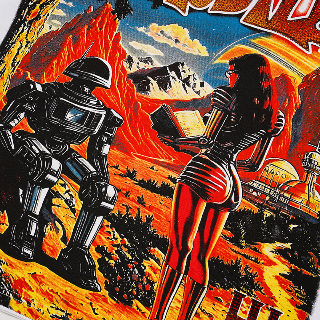 Life Hustlers Vintage Desert Graphic Oversized Streetwear Tee
