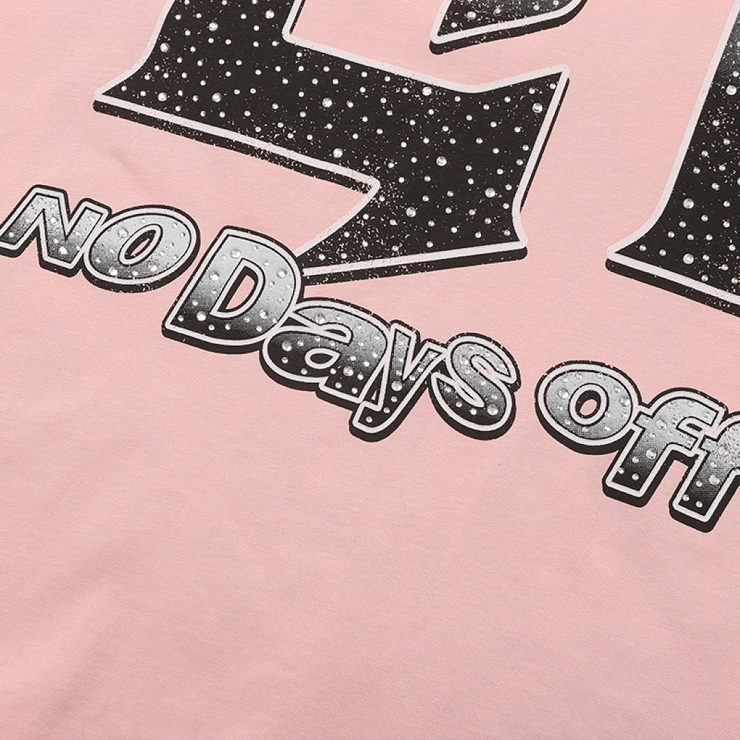 Life Hustlers Purple Moon Girl Vintage Graphic Oversized Tee