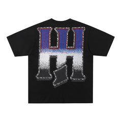 Life Hustlers Blue Phantom Vintage Graphic Streetwear Tee