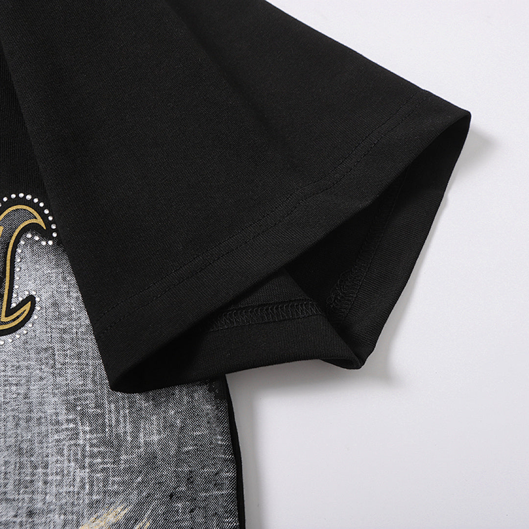 Life Hustlers Grey Angel Vintage Graphic Oversized Tee