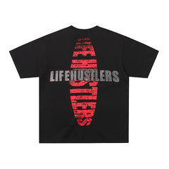 Life Hustlers Jesus King Vintage Religious Graphic Tee