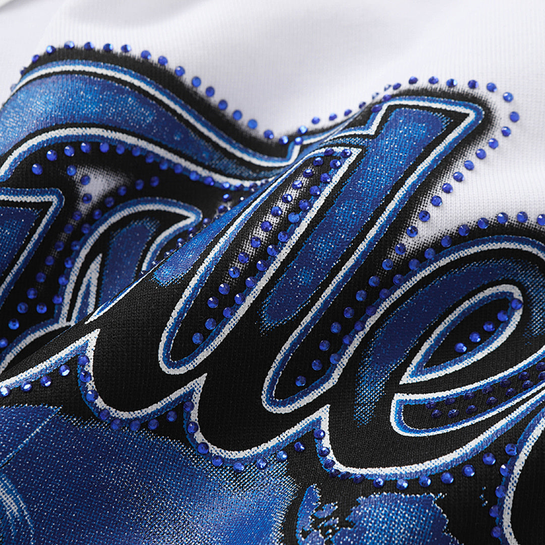 Life Hustlers Blue Angel Vintage Graphic Streetwear Tee