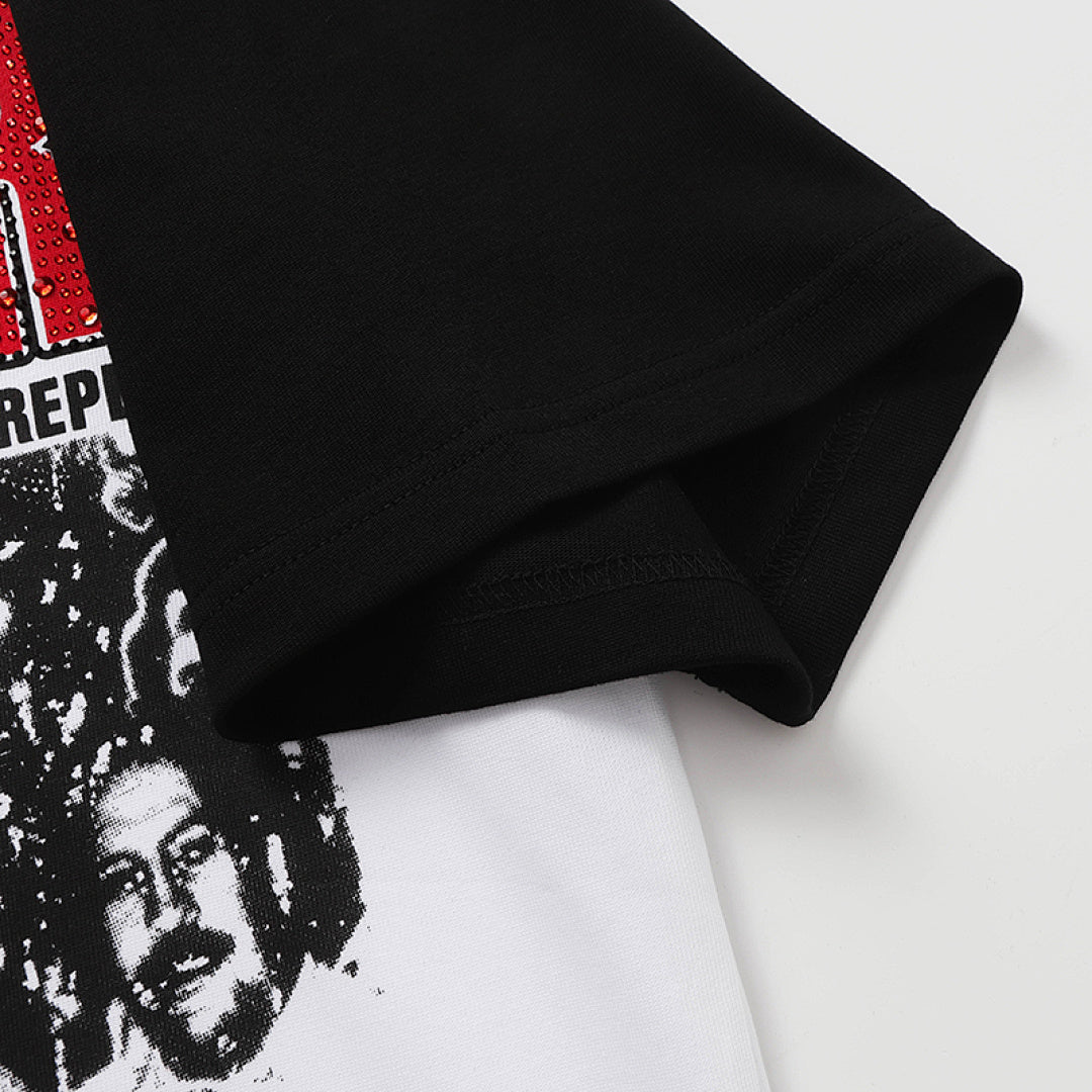 Life Hustlers Classic Graphic Portrait Vintage Tee