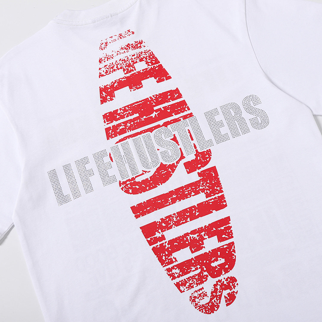 Life Hustlers Jesus King Vintage Religious Graphic Tee