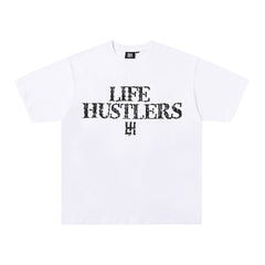Life Hustlers Classic Logo Vintage Streetwear Tee