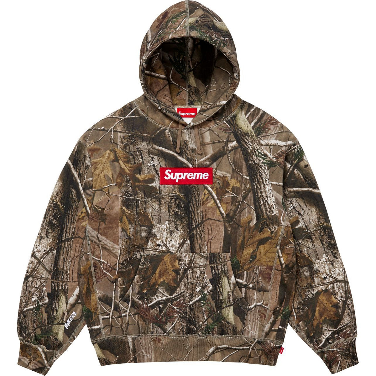 Supreme Camo Box Logo Zip Up Hoodie