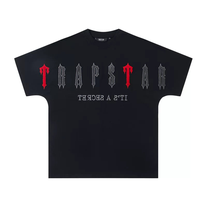 Trapstar Loose Cotton Tee Black/Red
