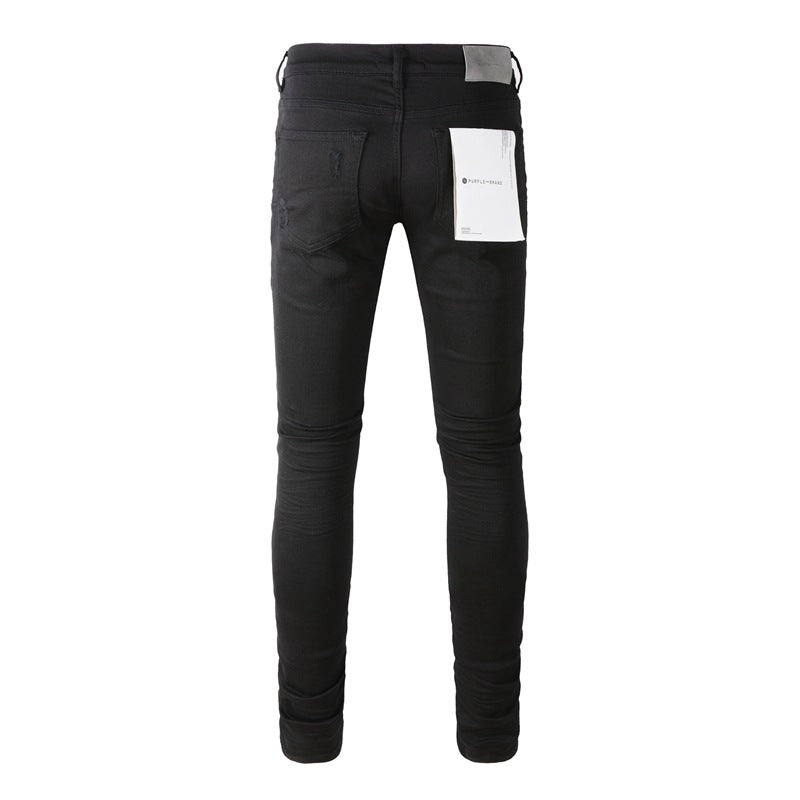 Purple Jeans High Street Black Ripped And Distressed 9022