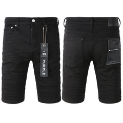 Purple Jeans Shorts Denim Mens Jeans Casual Style Cotton Blend Fabric Wash Vintage Street Fashionable Hip Hop Hole De 5023
