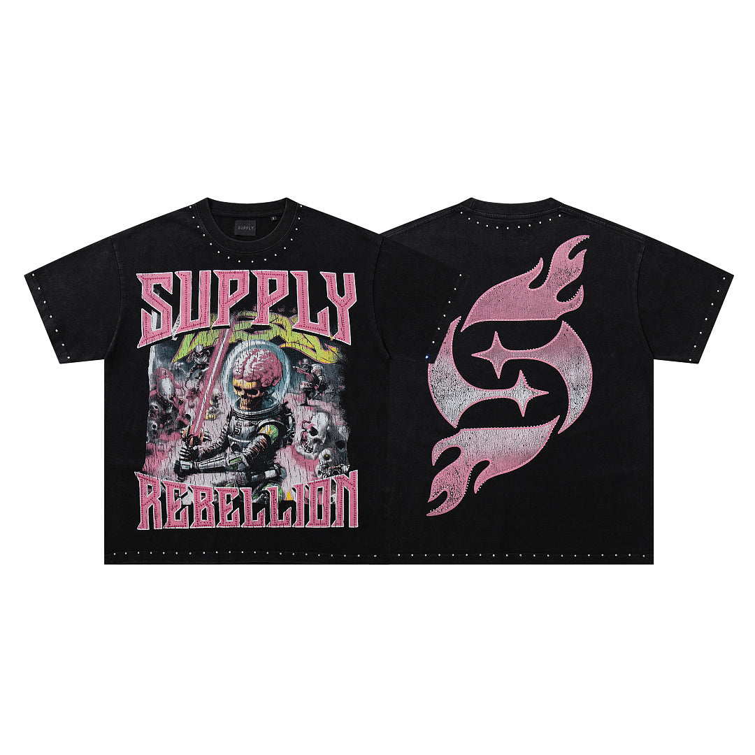 SUPPLY Cosmic Skull Warrior Graphic Tee